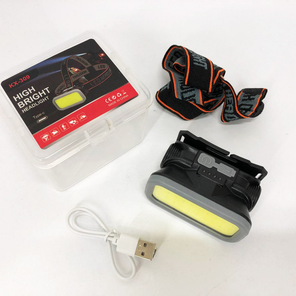 Фонарик налобник, Фонарь налобный для рыбалки Police, Мощный фонарик светодиодный на голову RU-32 Львов - изображение 3