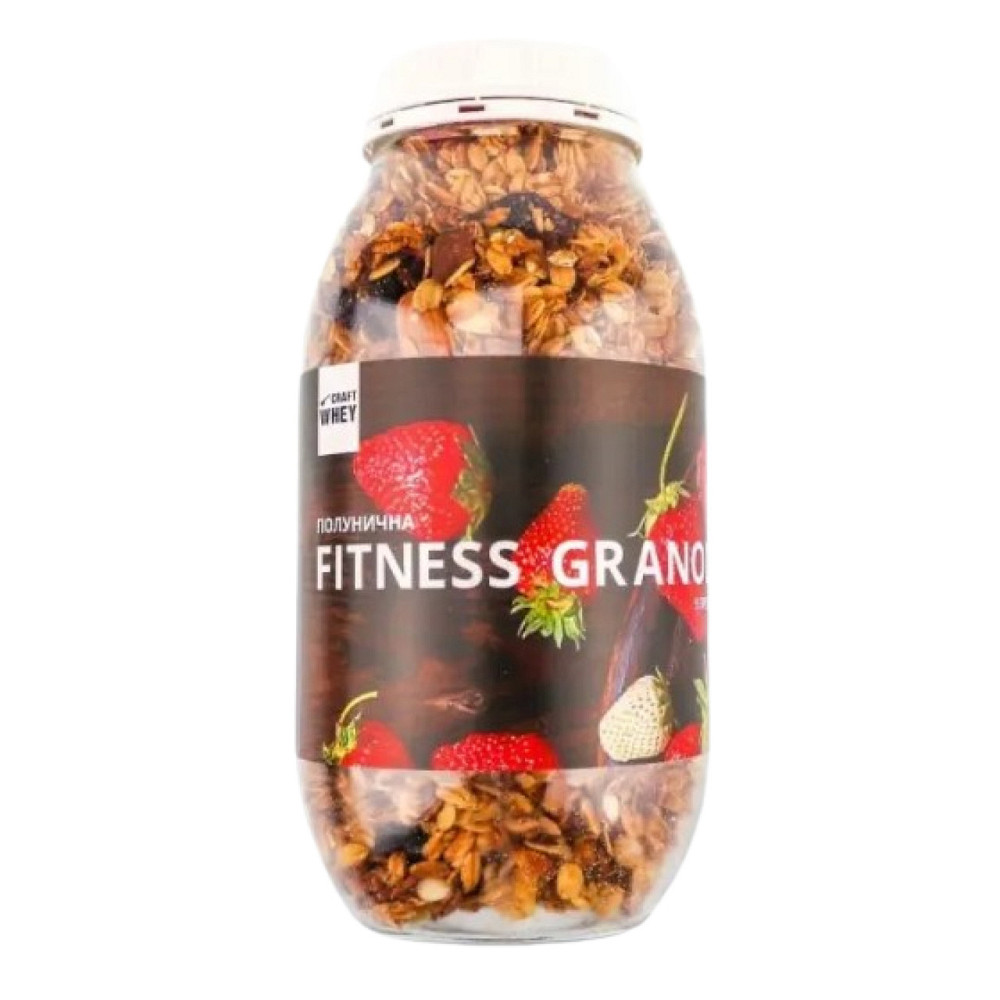 Fitness Granola - 450g Strawberry with Protein Київ - фото 1