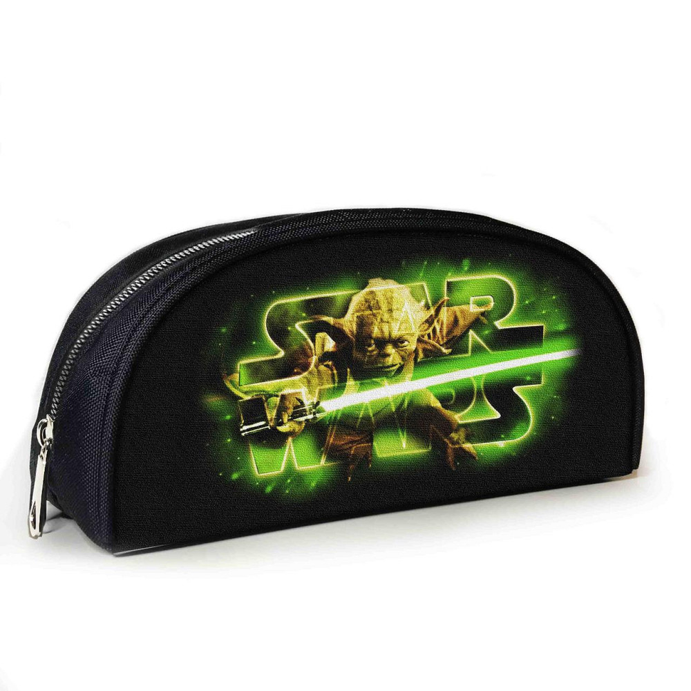 Пенал шкільний з принтом Йода Star Wars 23х10х8 см з принтом для хлопчика (3790) Київ - фото 1