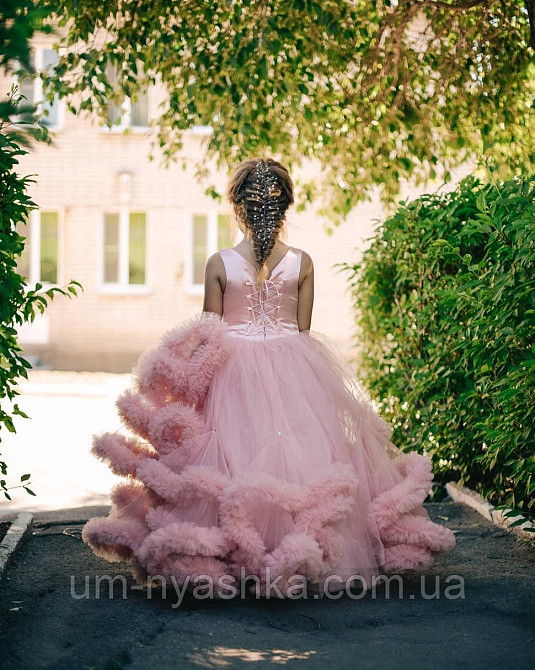 Пышное платье Облачко ПУДРОВОЕ на 4-5, 6-7, 8-9 лет Кривой Рог - изображение 6