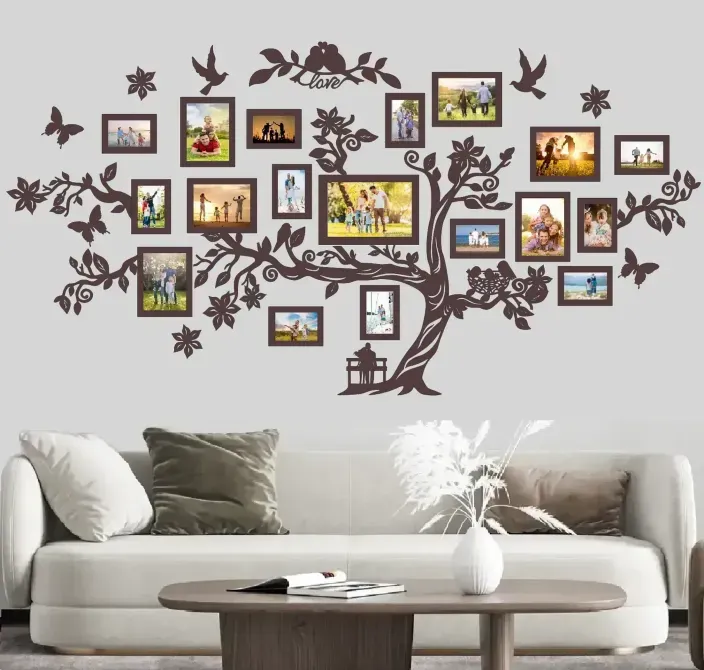 Генеалогічне дерево, фоторамки, настінні фотографії 11, 13, 18 кадрів Одеса - фото 1