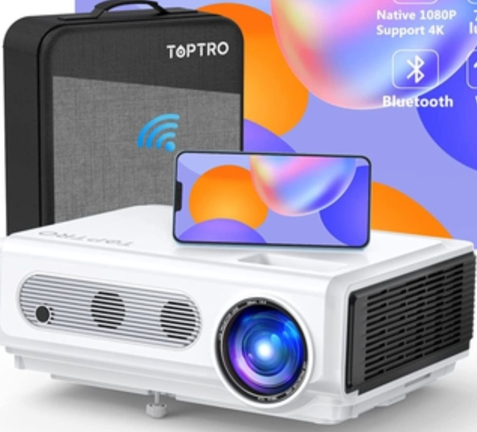 Проєктор LED TOPTRO TR82 Wi-Fi 5.0 Bluetooth Full HD 1080P. Київ - фото 7