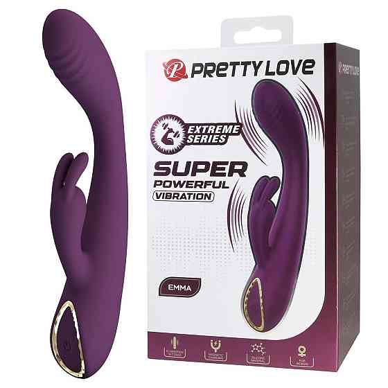 Вібратор - Pretty Love Emma Powerful Silicone Rabbit Vibrator Sex Aura Київ