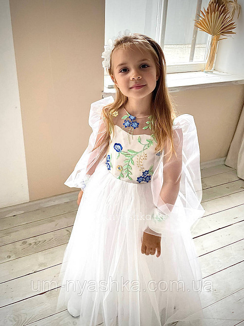 Дитяча святкова вишита сукня комп'ютерна вишивка Кривий Ріг - фото 7