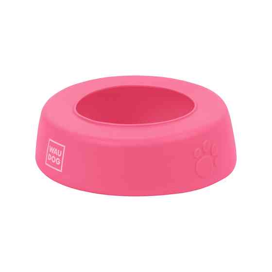 Миска-непроливайка  WAUDOG Silicone, 750 мл рожевий Київ