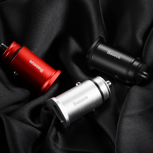 Автомобильное зарядное устройство BASEUS CCALL-AS01 USB+Type-C 30W QC+PD черный Житомир