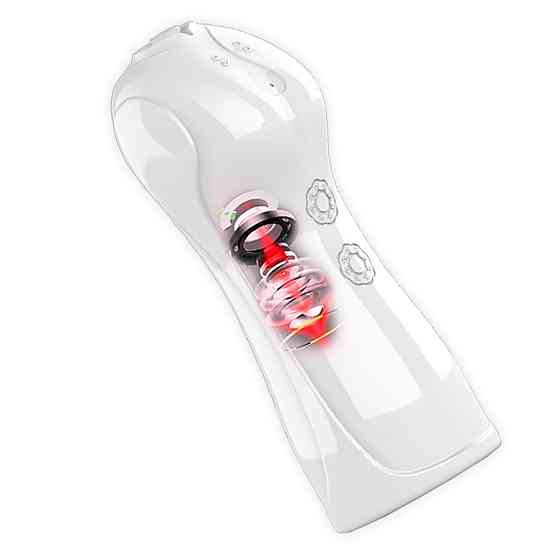Мастурбатор Vibrating and Flashing Masturbation Cup USB 7+7 Function / Talk Mode (White) Sex Aura Киев