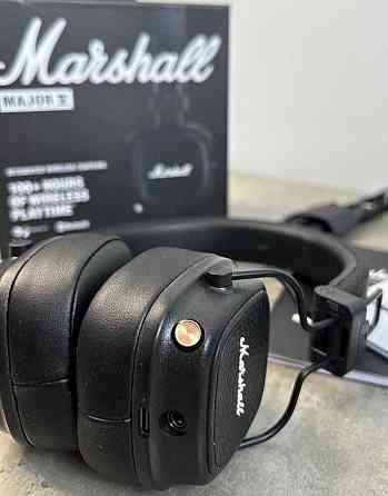 Навушники Marshall Major 5 чорні — Bluetooth 100 годин без підзарядки. Харків