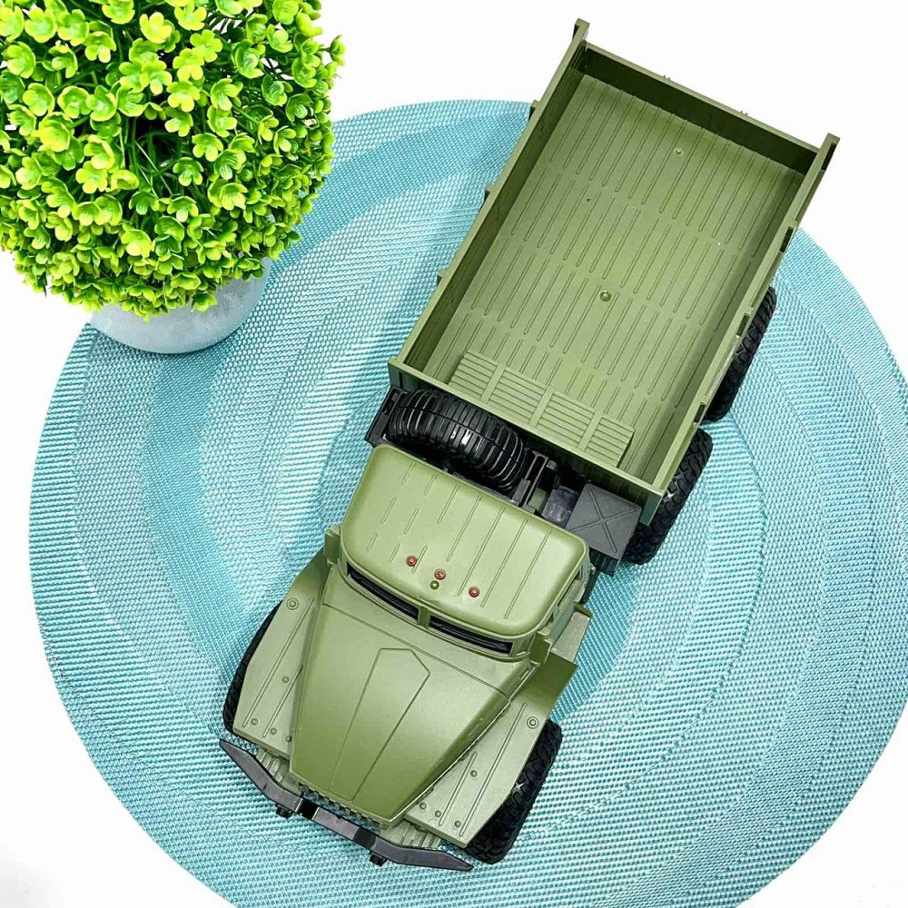 Вантажівка військова на радіокеруванні з гумовими колесами на акумуляторі з пультом (WL-300B) Чернігів - фото 8