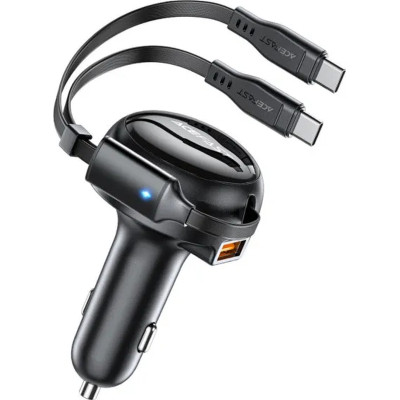 Зарядное устройство Acefast 3xUSB 53W (2xUSB-C+USB-A) + cable USB-C 2in1 B13 (6974316282921) Винница - изображение 3