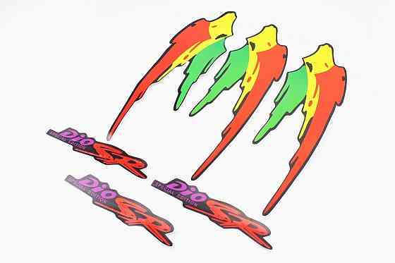 Наклейки на планшеті "DIO" набір 6шт 36х12, 1306 Киев