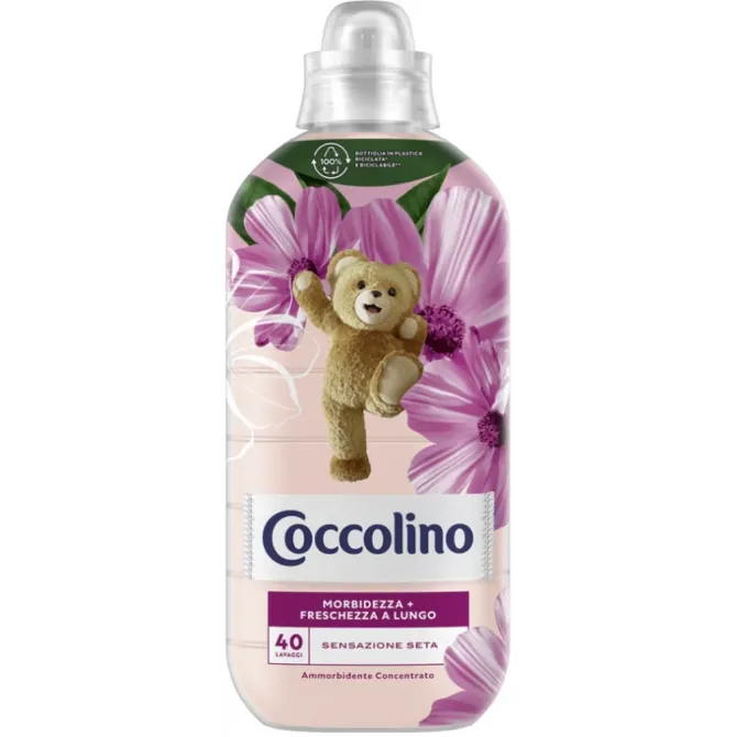 Кондиционер для стирки концентрат Coccolino Conc. Senzazione Seta 40 стирок 1000 мл Львов - изображение 1
