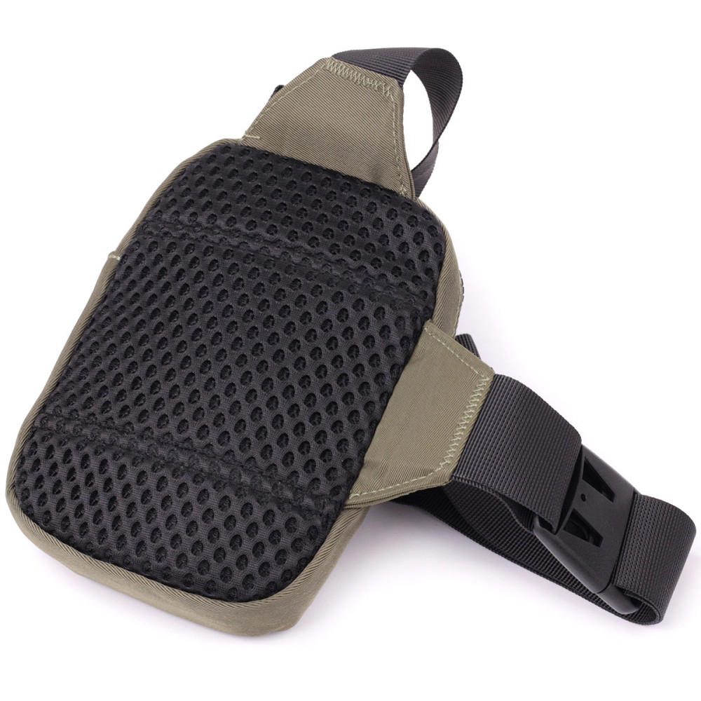 Невелика слінг сумка для подорожей із якісного текстилю Vintage 22871 Зелений Київ - фото 9