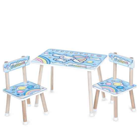 Дитячий Столик M 501-1 стільниця 60 х 40 см, 2 стільчики Вінниця