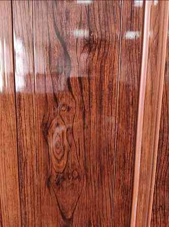 Двері гармошка полуостекленная 1020х2030х10мм Черешня №7 Дніпро