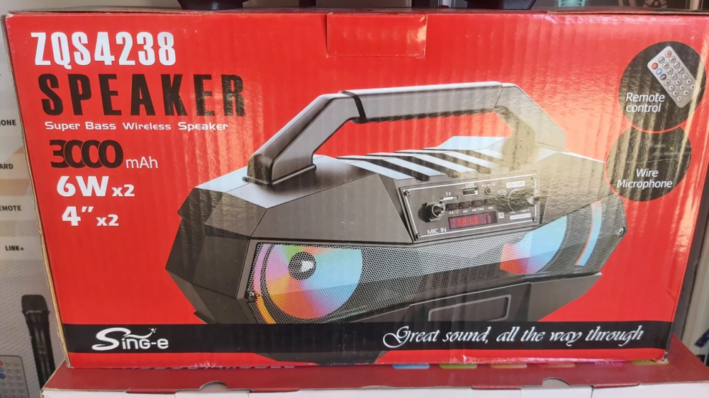 Акустическая система (колонка) ZQS4238 с подсветкой Винница - изображение 5