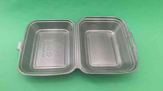 Ланч-бокс з спіненого полістиролу з кришкою 190*150*60мм Чорний HP-9 250 шт/уп. Харків