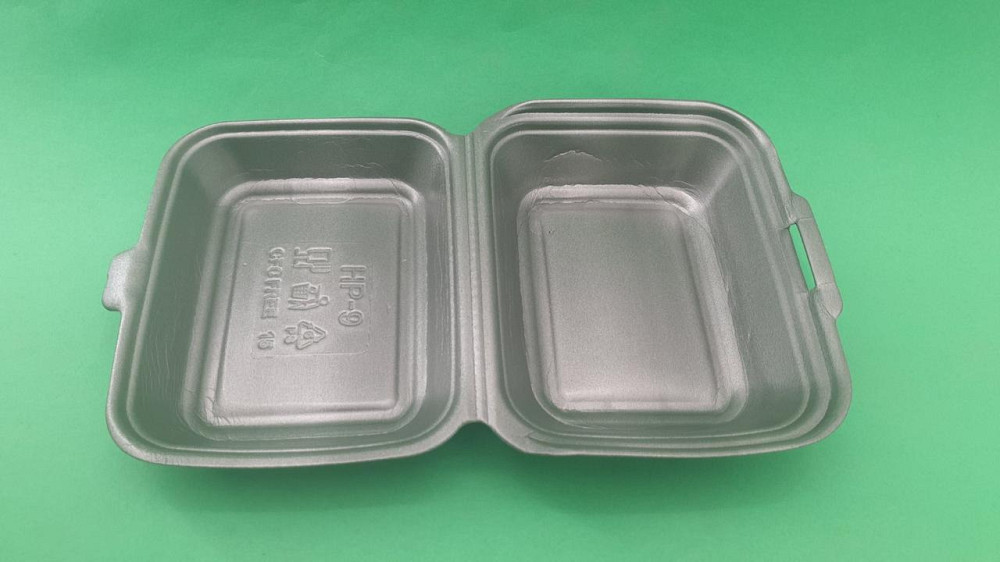 Ланч-бокс з спіненого полістиролу з кришкою 190*150*60мм Чорний HP-9 250 шт/уп. Харків - фото 2