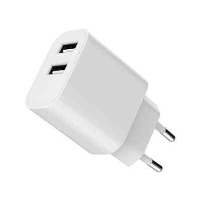 Зарядное устройство Gembird 2 USB-A 5V/2.4A (12W) white (TA-UC-2A12-01) Винница