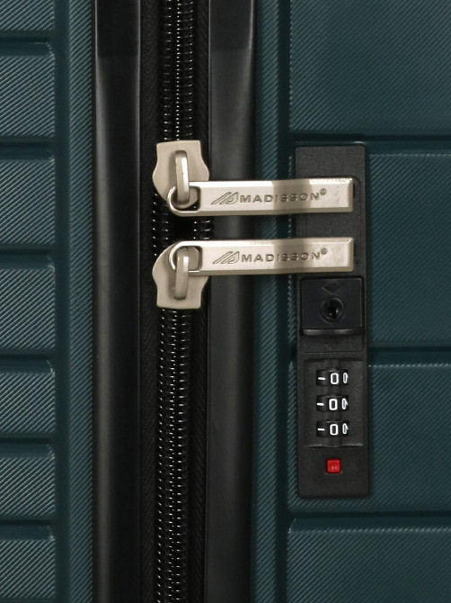 Валіза поліпропіленова MADISSON 33703 мала 55 см темно-зелена Київ - фото 9