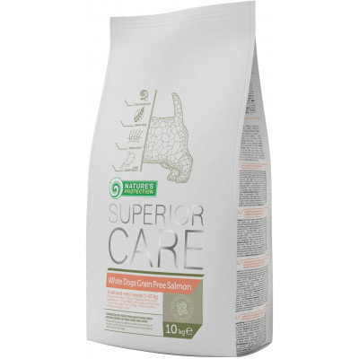 Сухий корм для собак Nature&apos;s Protection NP Superior Care White dogs Grain Free Salmon Adult Small an (NPSC45835) Вінниця - фото 1