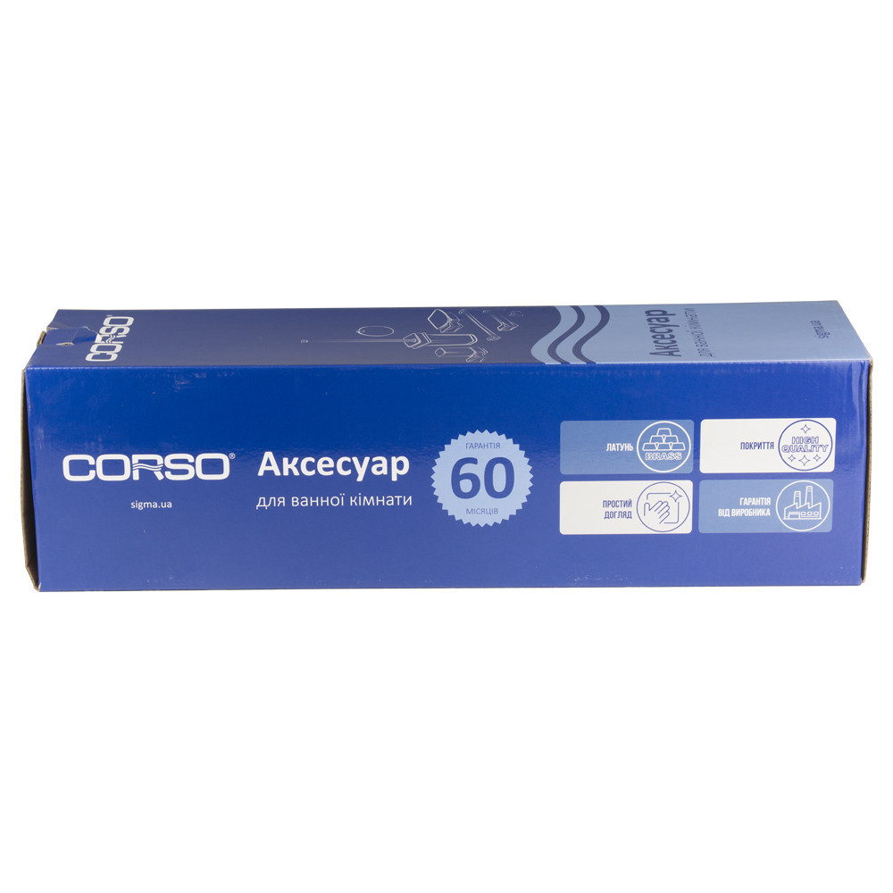 Щітка для унітаза BOLSENA 452×145×97 мм CORSO (9681416) Київ - фото 3