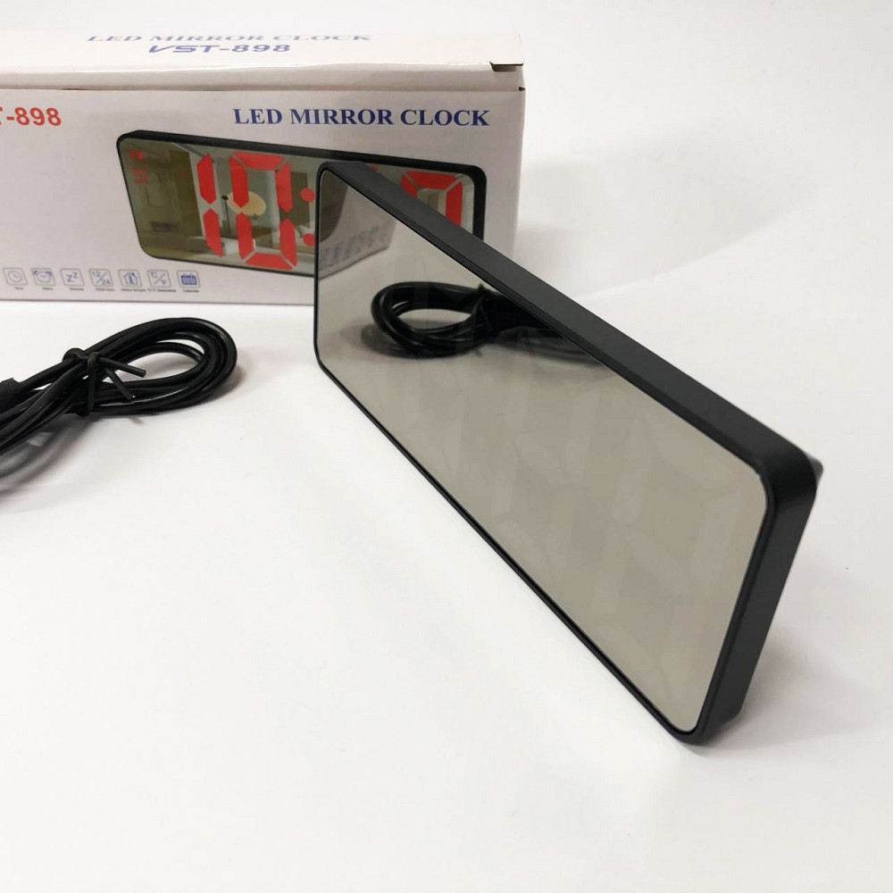 Настільний LED годинник VST-898-1, Годинник зі світловим табло Оригінальний настільний PS-91 Івано-Франківськ - фото 3