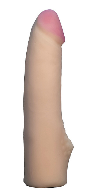Насадка для страпона телесная EGZO Ciberskin NSTR07 ( 18,5 см х 3,8 см ) Sex Aura Киев - изображение 3