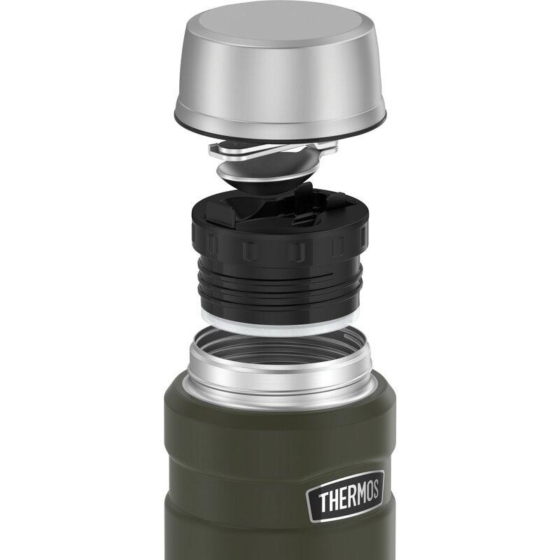 Термос для Їжі з ложкою 0.47 літра Thermos "Stainless King Food Flask" (173029) Нержавіюча сталь Нововолинськ - фото 7