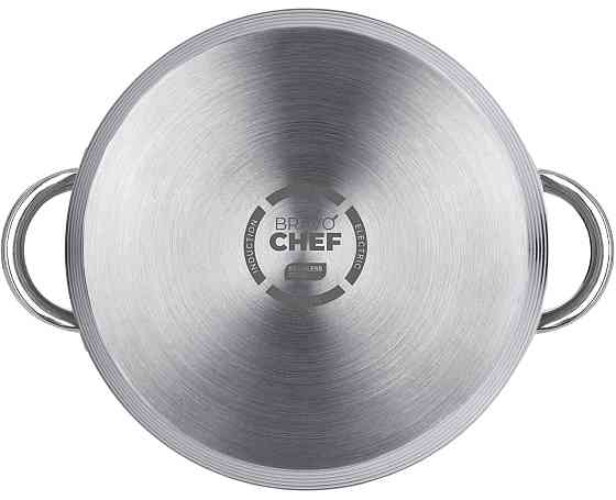 Кастрюля Bravo Chef 20 см (3.6 л) с крышкой (6720869) Киев