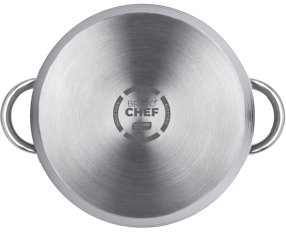 Кастрюля Bravo Chef 20 см (3.6 л) с крышкой (6720869) Киев - изображение 4