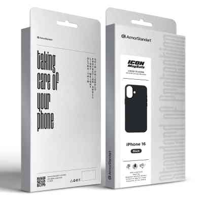 Чехол для мобильного телефона Armorstandart ICON2 MagSafe Apple iPhone 16 Black (ARM80211) Винница