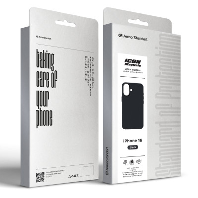Чехол для мобильного телефона Armorstandart ICON2 MagSafe Apple iPhone 16 Black (ARM80211) Винница - изображение 2