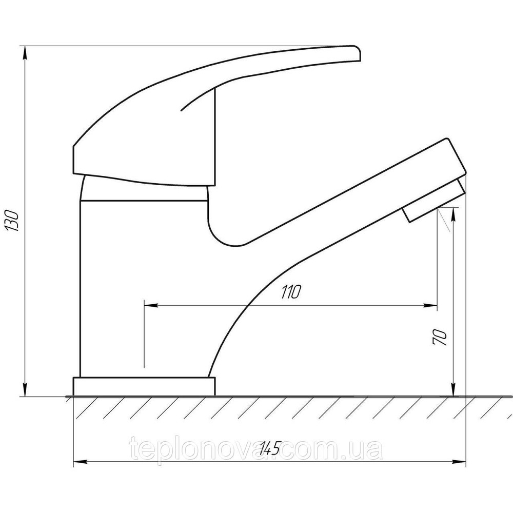 Смеситель для умывальника Globus Lux Caprice GLCA-0101 Черновцы - изображение 4