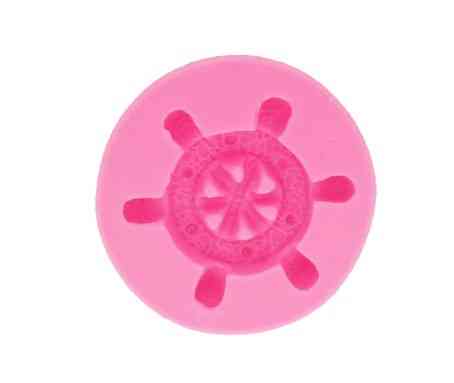 Молд кондитерский Штурвал 5 см розовый Киев
