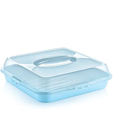 Тортовниця квадратна з кришкою та підставкою 30308 Харків