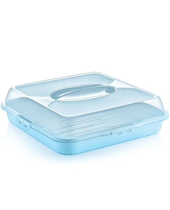 Тортовниця квадратна з кришкою та підставкою 30308 Харків - фото 2