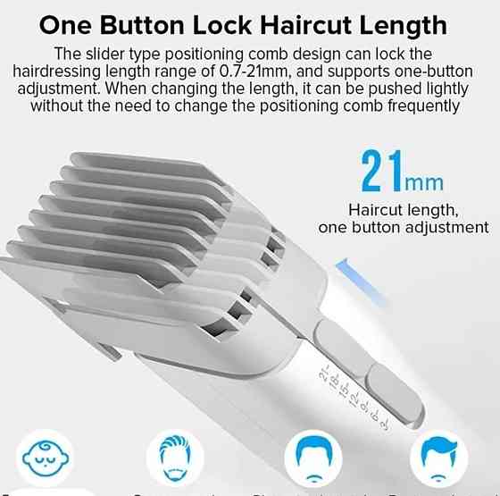 Оригінальна бездротова USB-машинка для стриження Xiaomi Enchen Boost. Харків