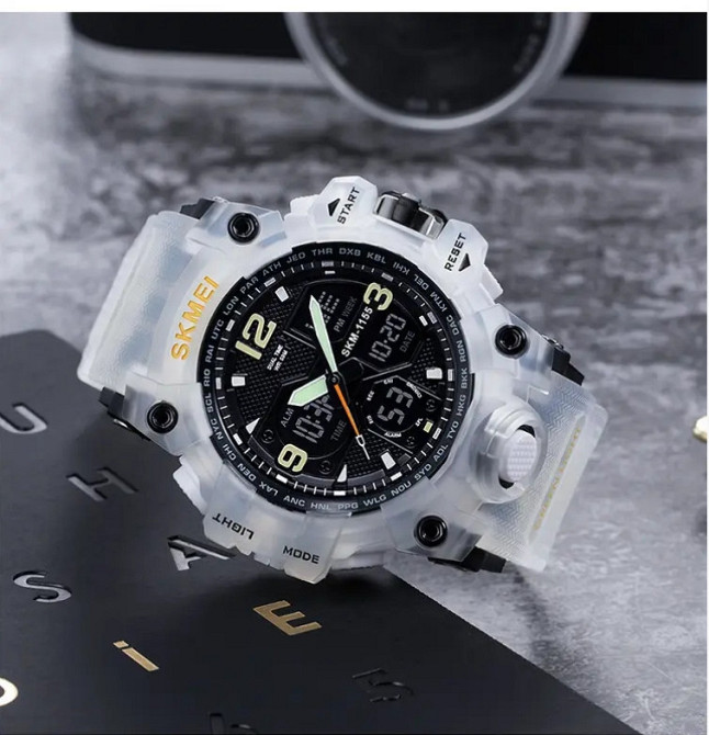 Мужские наручные часы Skmei Hamlet 1155 Белый Киев - изображение 3