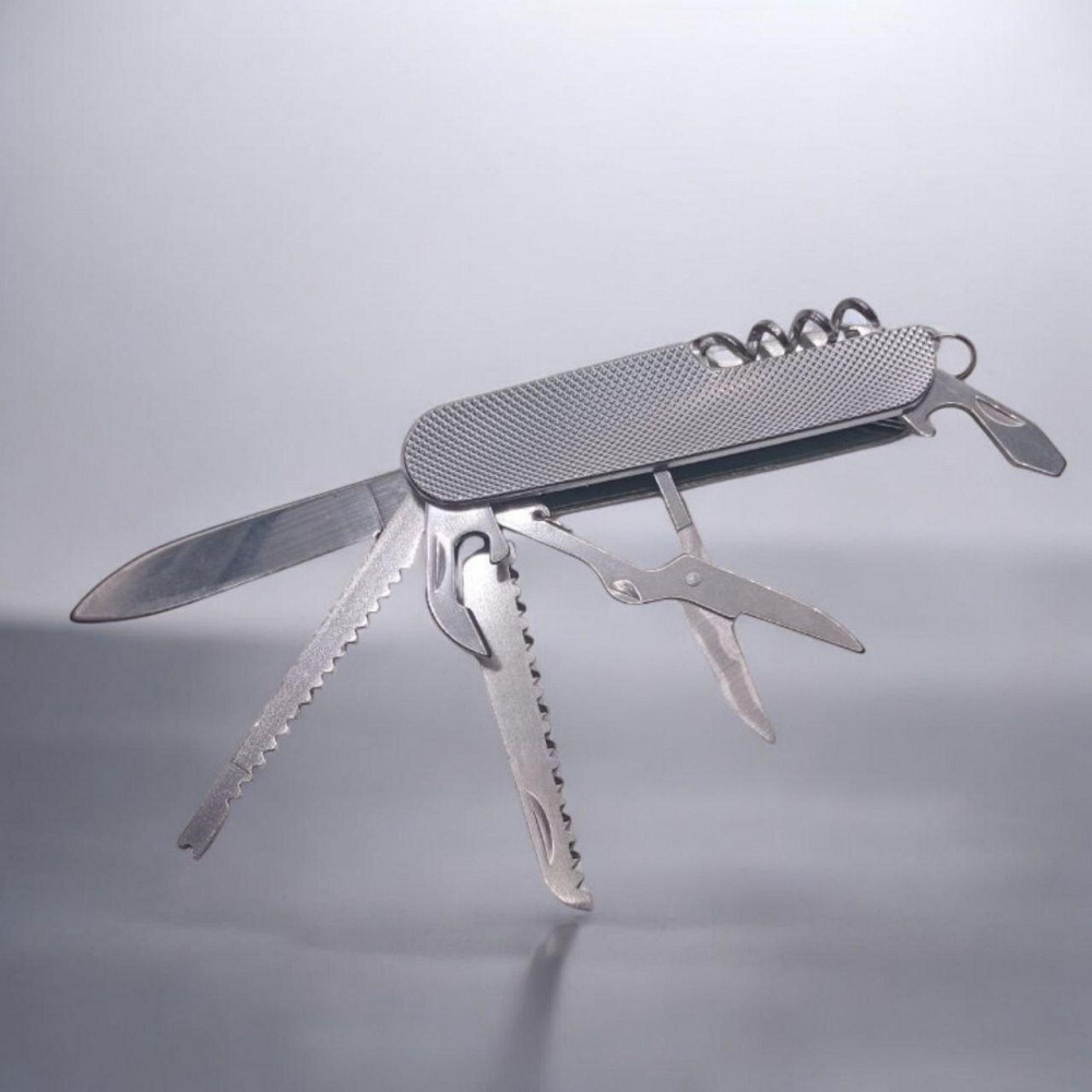 Мультитул швейцарский нож A775 Серебро Днепр - изображение 1
