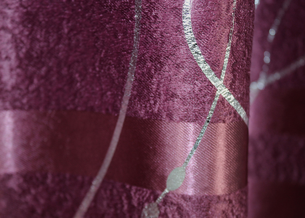 Комплект готовых штор VR-Textil Софт Лиана № 459ш Малиновый 145х270 см 2 шт (39-844) Киев - изображение 7