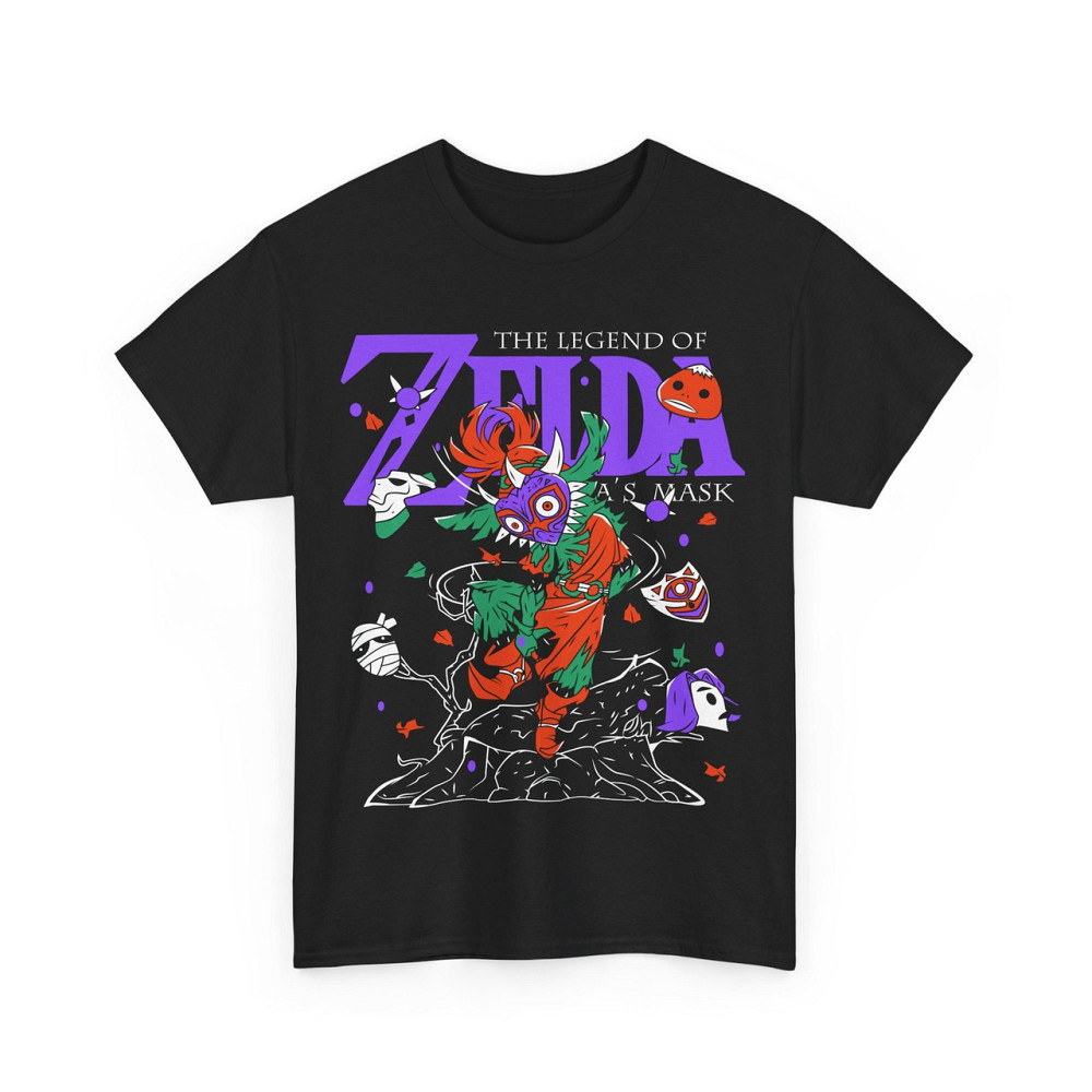 Футболка для мальчика аниме Маджорас Маск Легенд Зелда оверсайз (рост от 165 до 180 ) Черний AnimeJ0345m Днепр - изображение 5