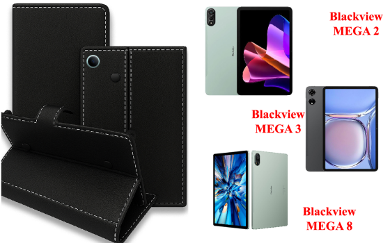 Книга-трансформер для планшета Blackview MEGA 12, цвет Black Киев