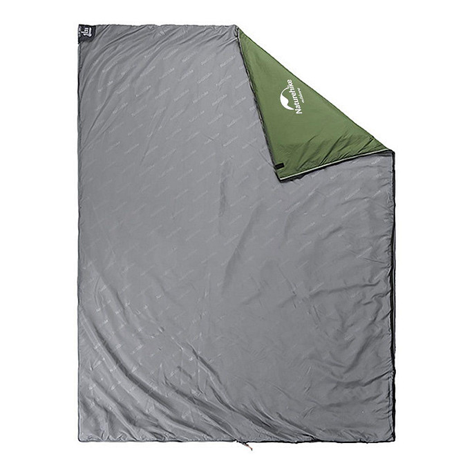 Спальник надлегкий Naturehike LW180 NH21MSD04 лівий, (15°C), p-p M, темно-зелений Київ - фото 2