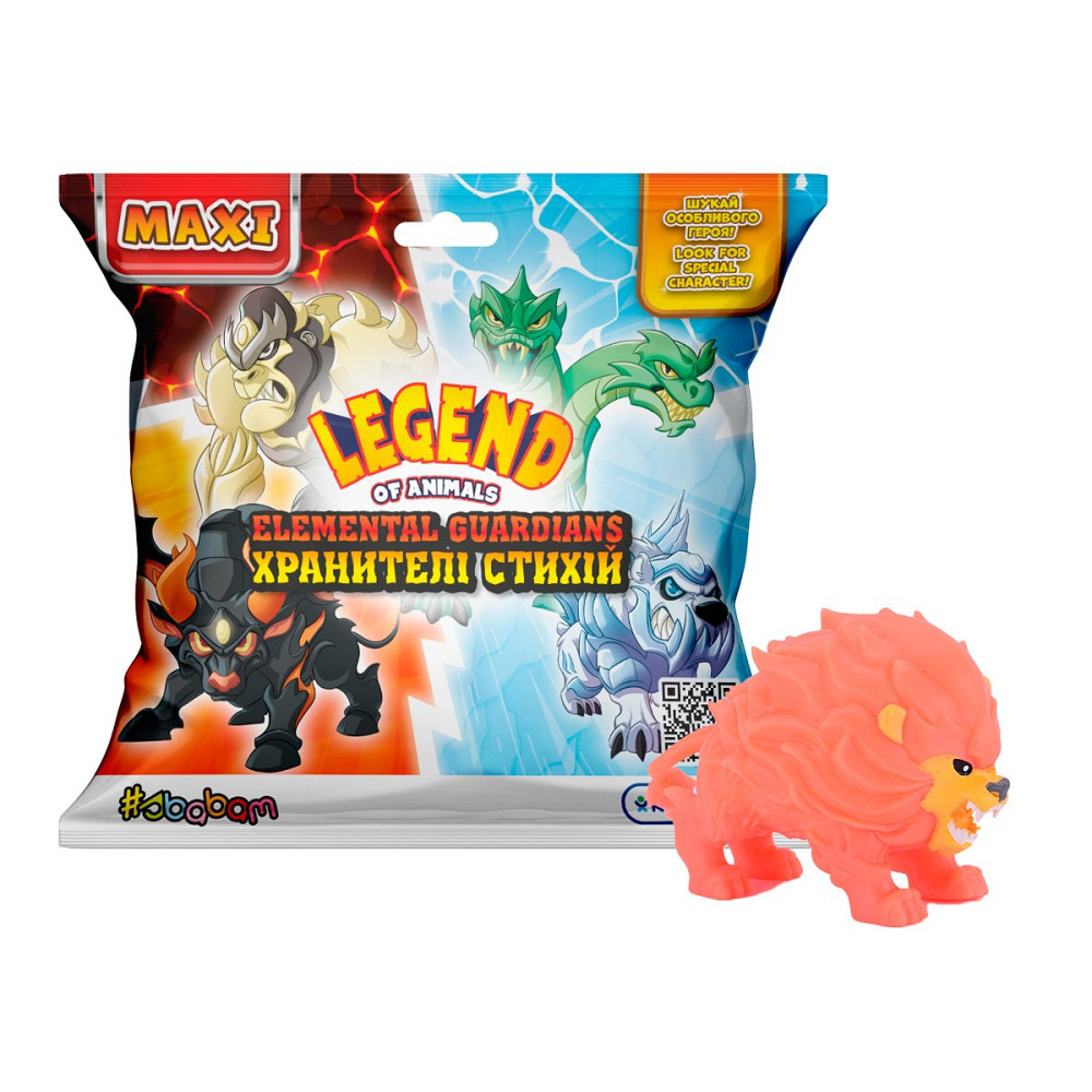 Стретч-іграшка у вигляді тварини серії Legend of animals Максі – Хранителі стихій Дніпро - фото 1