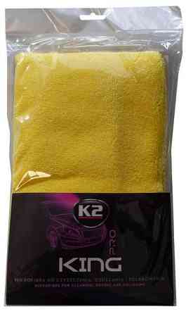 Серветка Мікрофібра для видалення поліролю та воску 40 х 60 см K2 Pro King жовта Київ