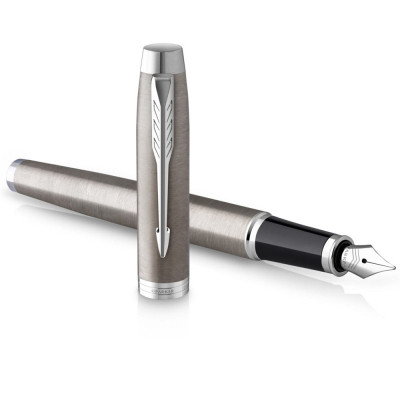 Ручка перьевая Parker IM 17 Stainless Steel CT FP F (26 211) Винница - изображение 3