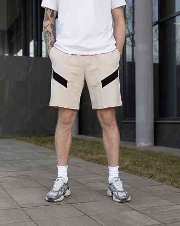 Бежевые летние шорты для мужчин. Повседневные шорты мужские Pobedov Hype Киев