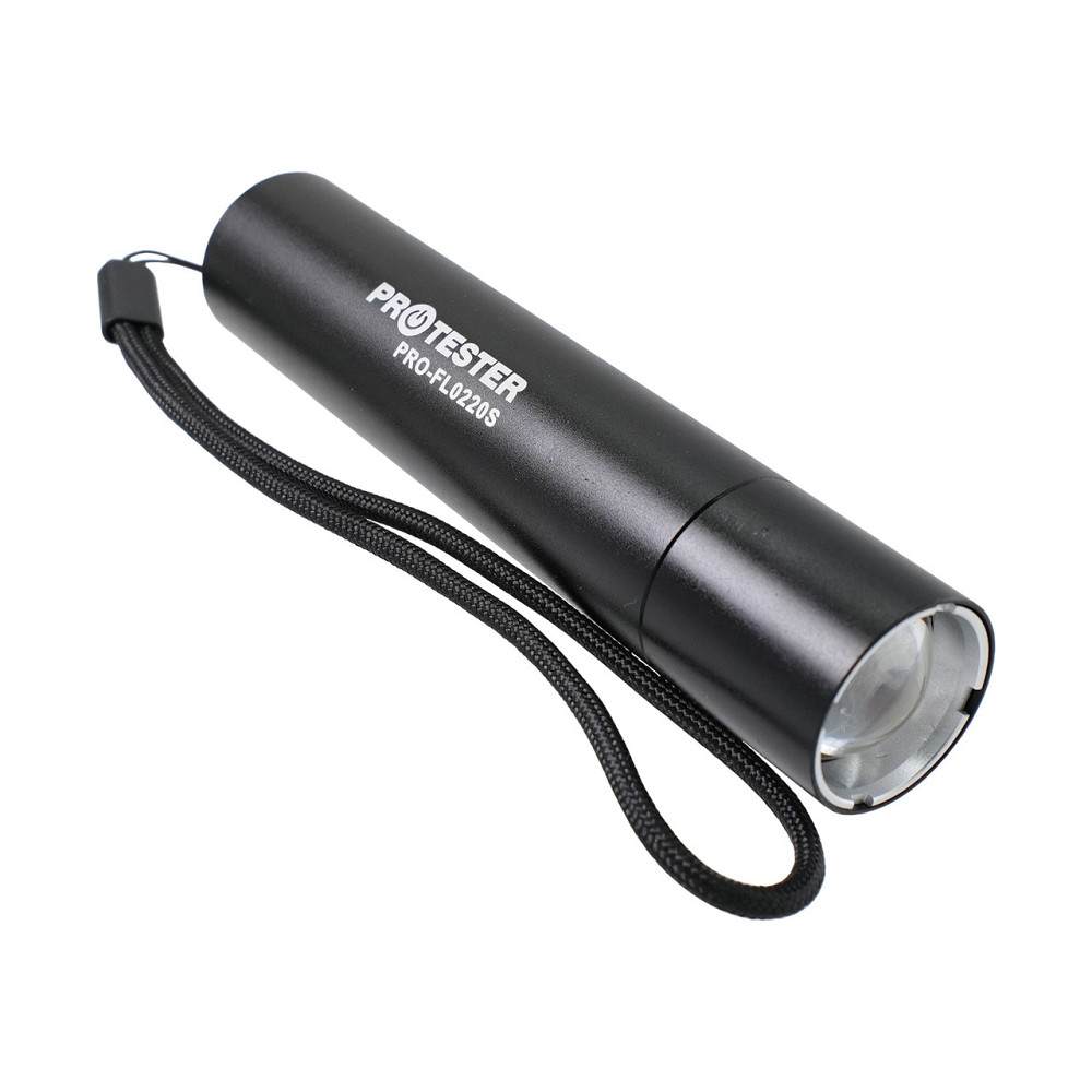 Фонарик светодиодный (LED) ZOOM (+функция Powerbank)  PROTESTER PRO-FL0220S Чернигов - изображение 1