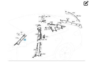 Mercedes-Benz  A2926900125 9G26 Обшивка стійки А зліва GLE Coupe C292 Одесса - изображение 2